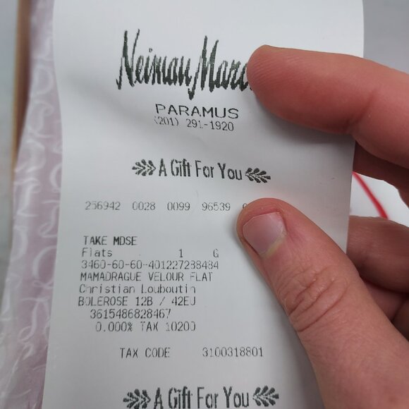 Christian Louboutin Pink Mamadrague Square Toe Ballet Flat Shoe - Picture 3 of 11